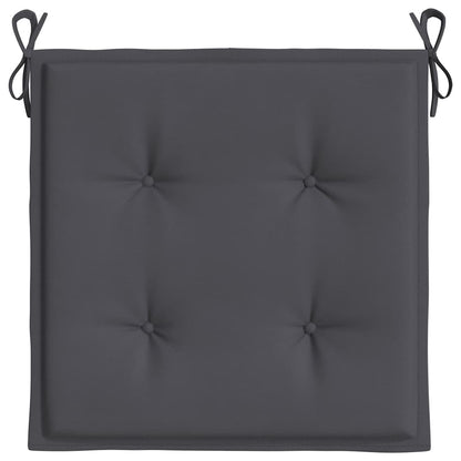 Garden Chair Cushions 6 pcs Anthracite 19.7"x19.7"x1.6" Oxford Fabric