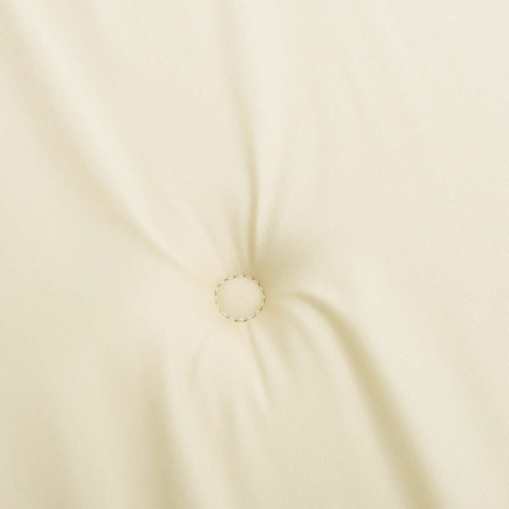 Garden Chair Cushions 6 pcs Cream 19.7"x19.7"x0.8" Oxford Fabric