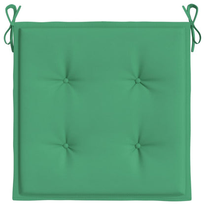 Garden Chair Cushions 6 pcs Green 19.7"x19.7"x1.6" Oxford Fabric
