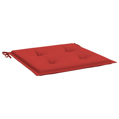 Garden Chair Cushions 4 pcs Red 19.7"x19.7"x1.6" Oxford Fabric