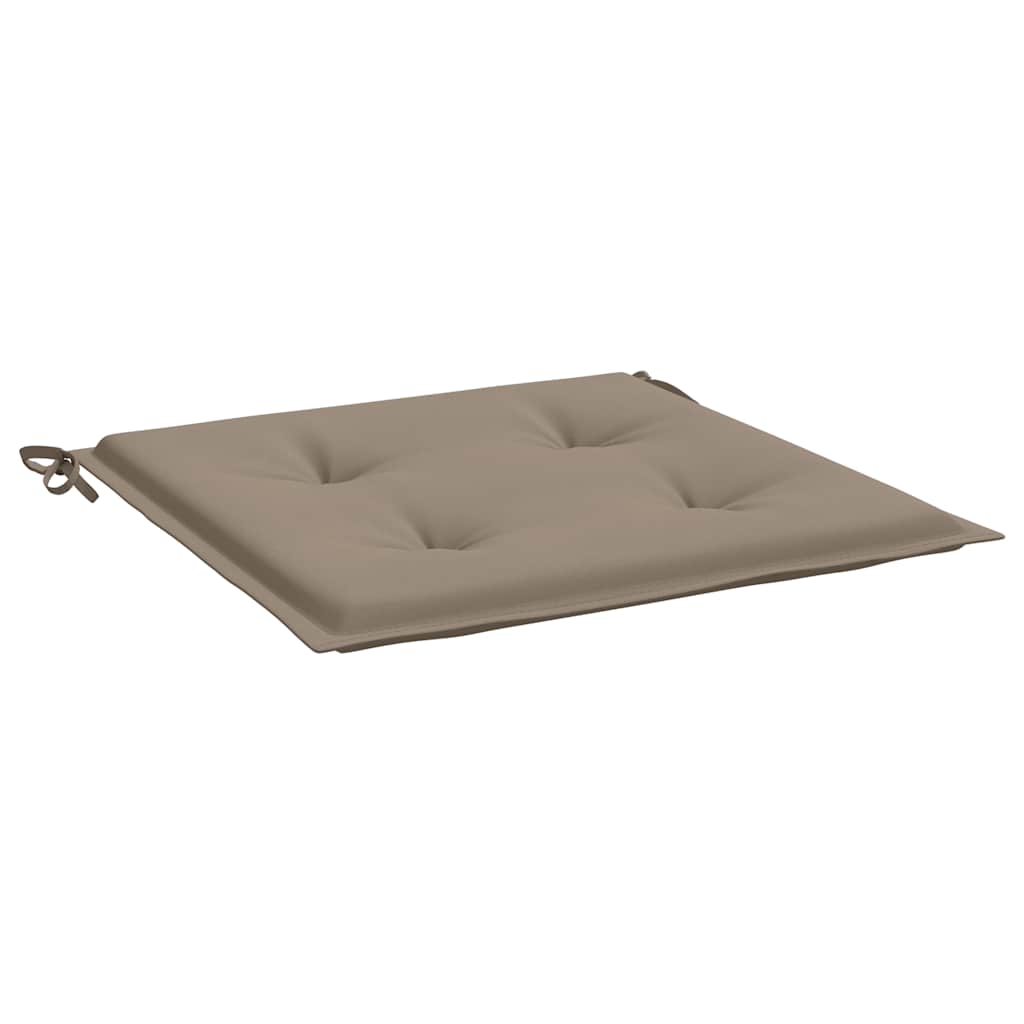 Garden Chair Cushions 4 pcs Taupe 19.7"x19.7"x1.6" Oxford Fabric