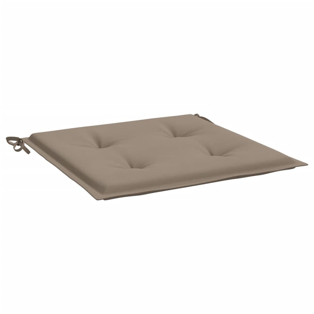 Garden Chair Cushions 6 pcs Taupe 19.7"x19.7"x1.6" Oxford Fabric