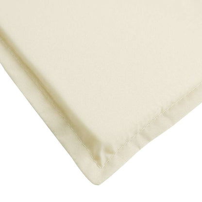 Sun Lounger Cushion Cream 73.2"x22.8"x1.6" Oxford Fabric