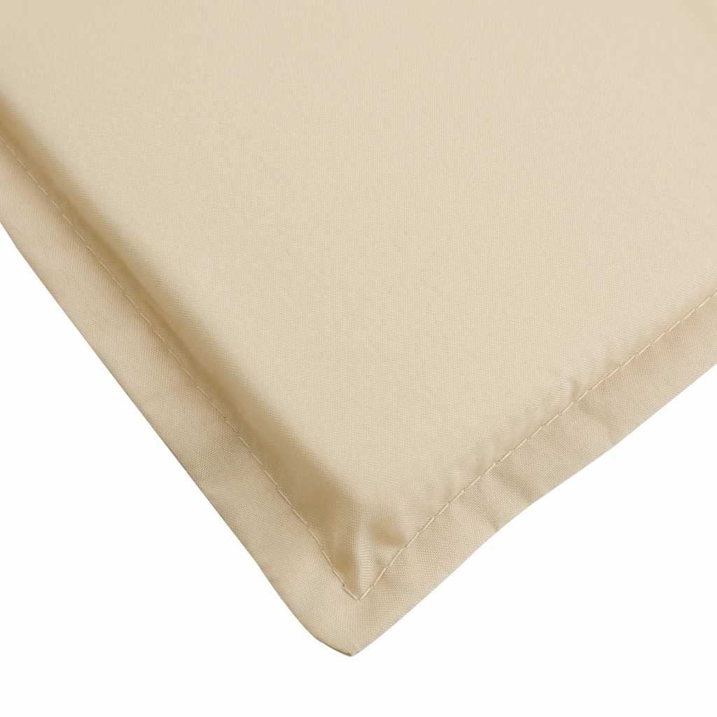 Sun Lounger Cushion Beige 73.2"x22.8"x1.6" Oxford Fabric
