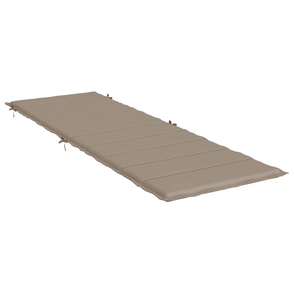 Sun Lounger Cushion Taupe 73.2"x22.8"x1.6" Oxford Fabric
