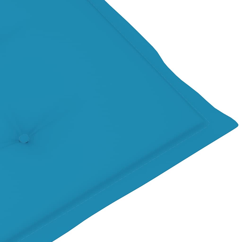 Deck Chair Cushion Blue (29.5"+41.3")x19.7"x1.6