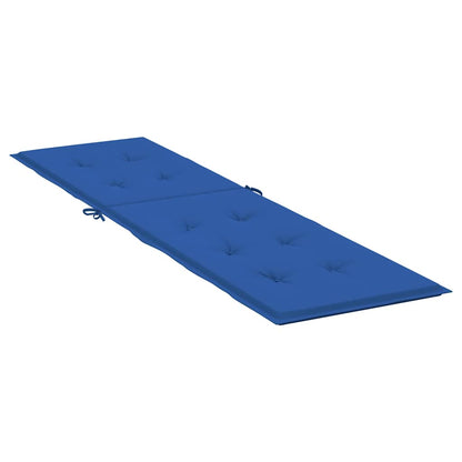 Deck Chair Cushion Royal Blue (29.5"+41.3")x19.7"x1.6