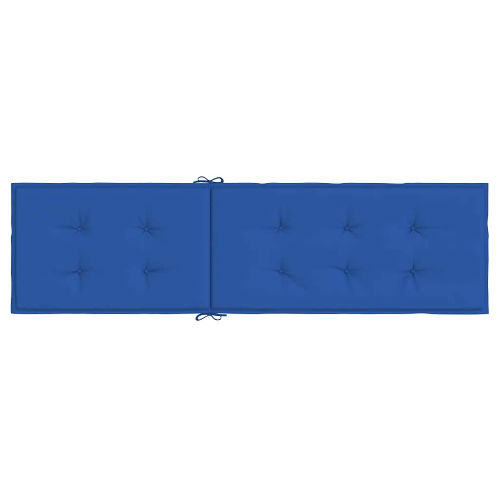 Deck Chair Cushion Royal Blue (29.5"+41.3")x19.7"x1.6