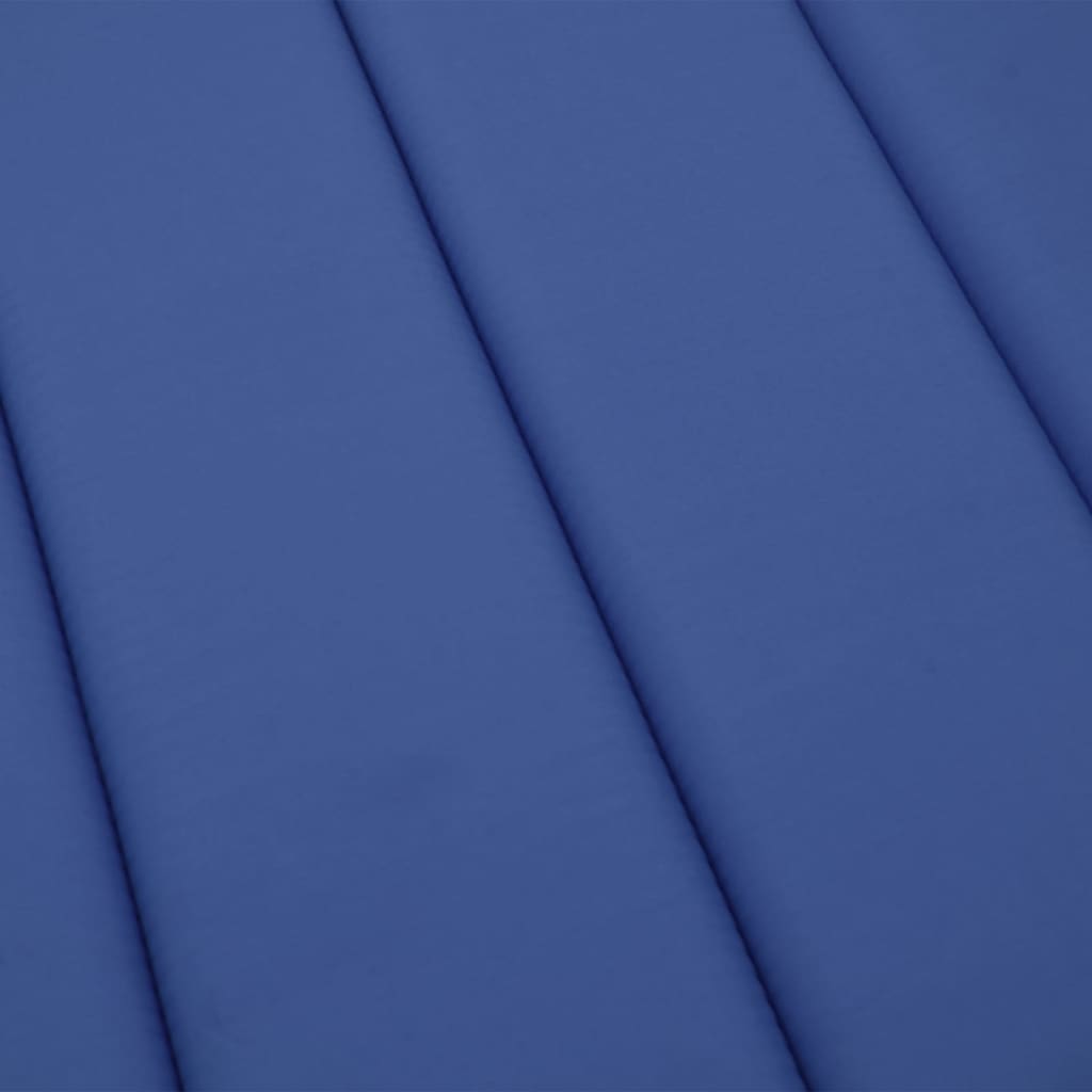 Sun Lounger Cushion Royal Blue 78.7"x19.7"x1.2" Fabric