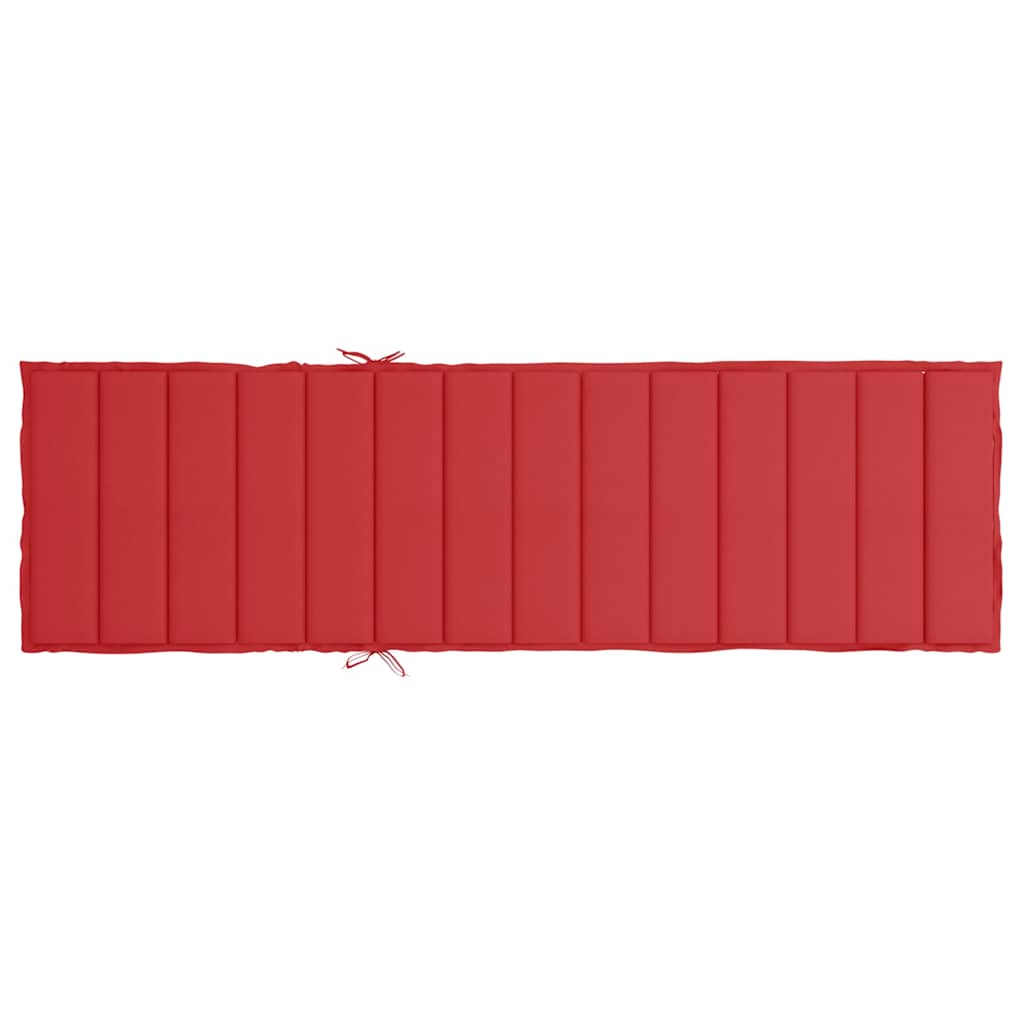Sun lounger cushions Oxford fabric (100% polyester) Red
