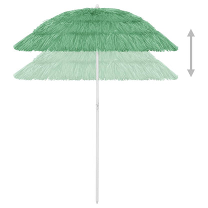 Hawaii Beach Umbrella Green 180 cm