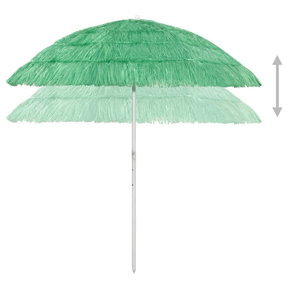 Hawaii Beach Umbrella Green 240 cm