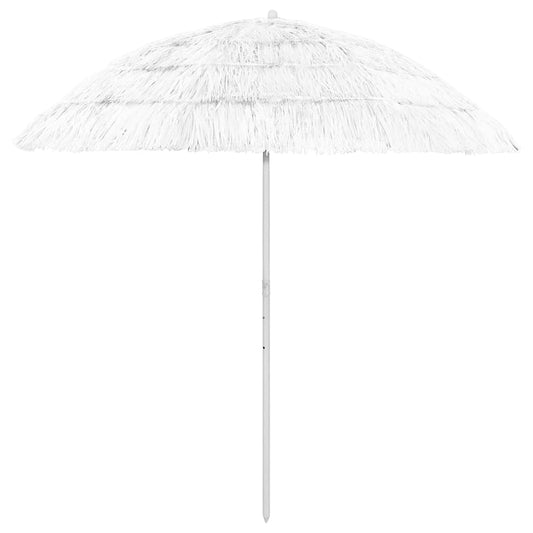 Hawaii Beach Parasol White 240 cm