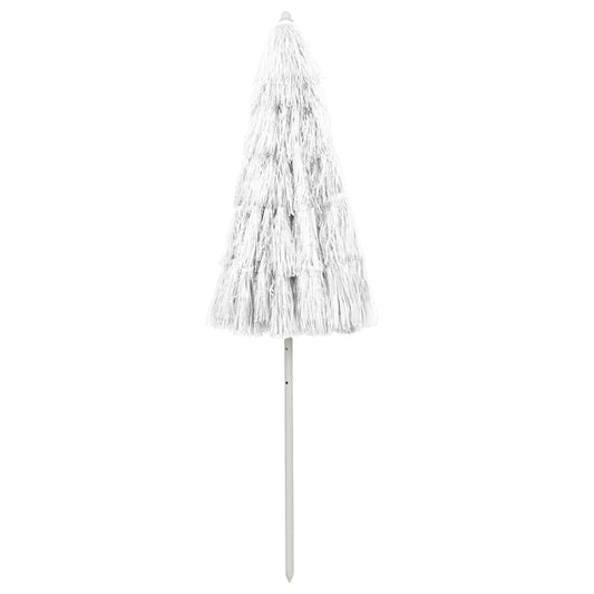 Hawaii Beach Parasol White 240 cm