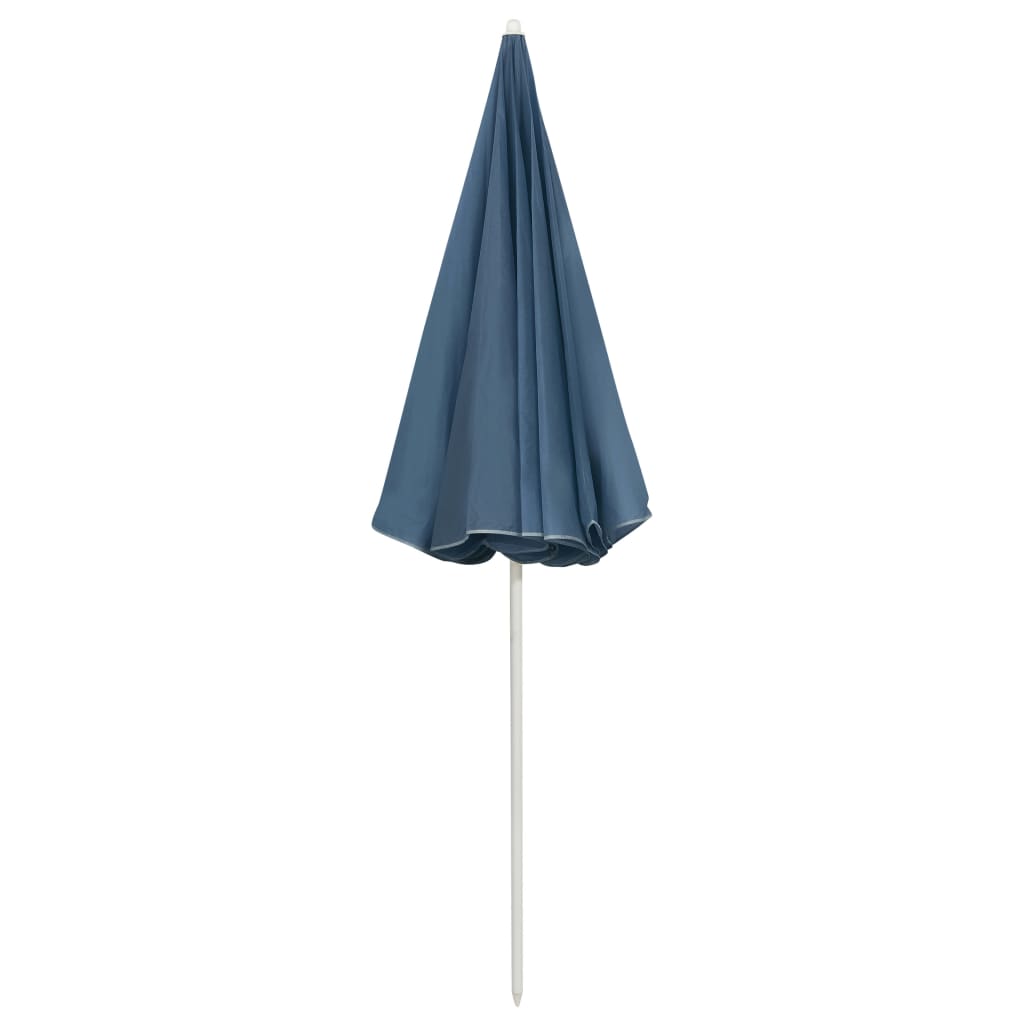 Beach Parasol | Blue | Polyester | Medium | Tiltable | Beach Parasol