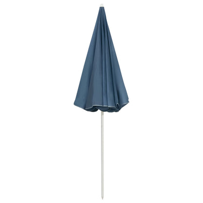 Beach Parasol | Blue | Polyester | Medium | Tiltable | Beach Parasol