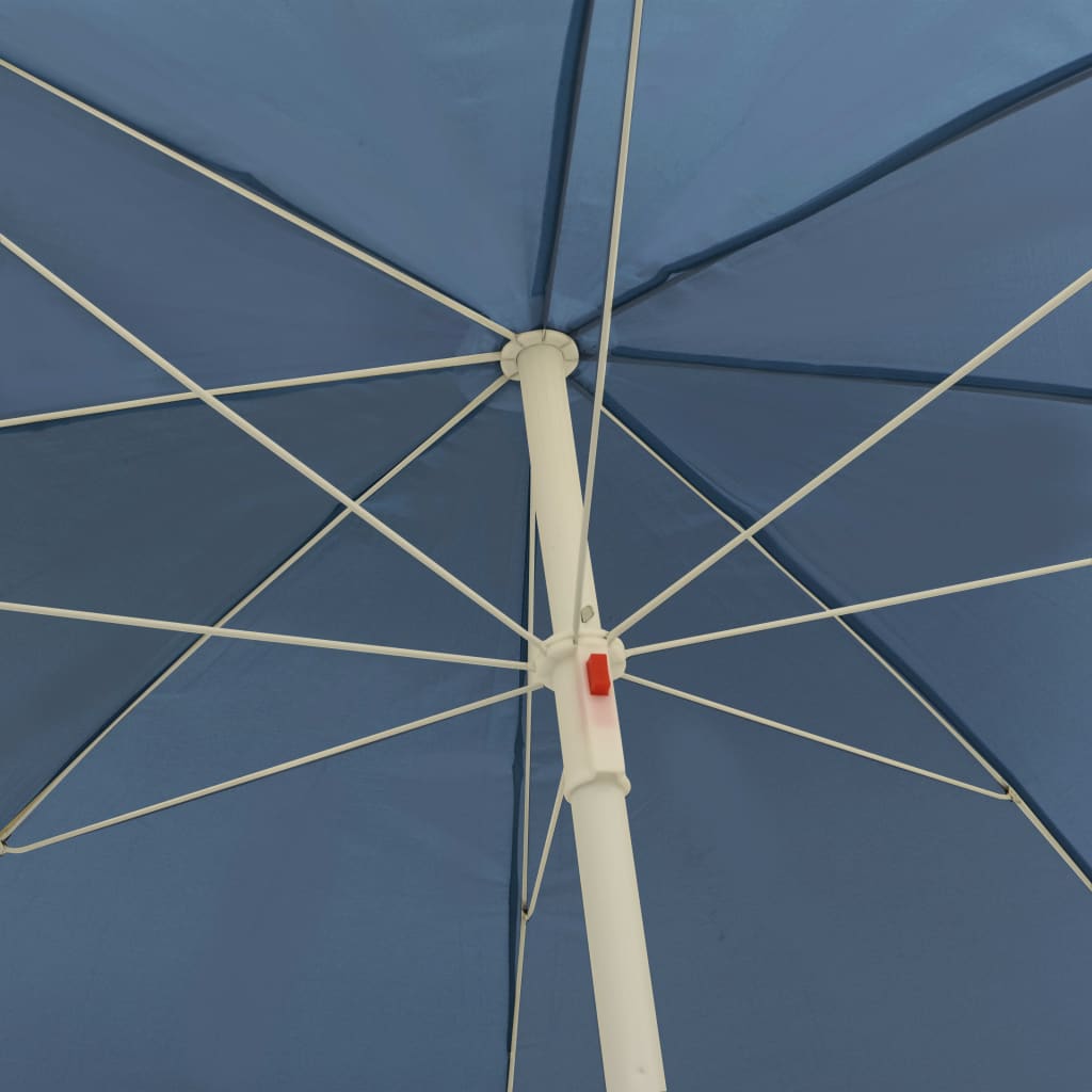 Beach Parasol | Blue | Polyester | Medium | Tiltable | Beach Parasol