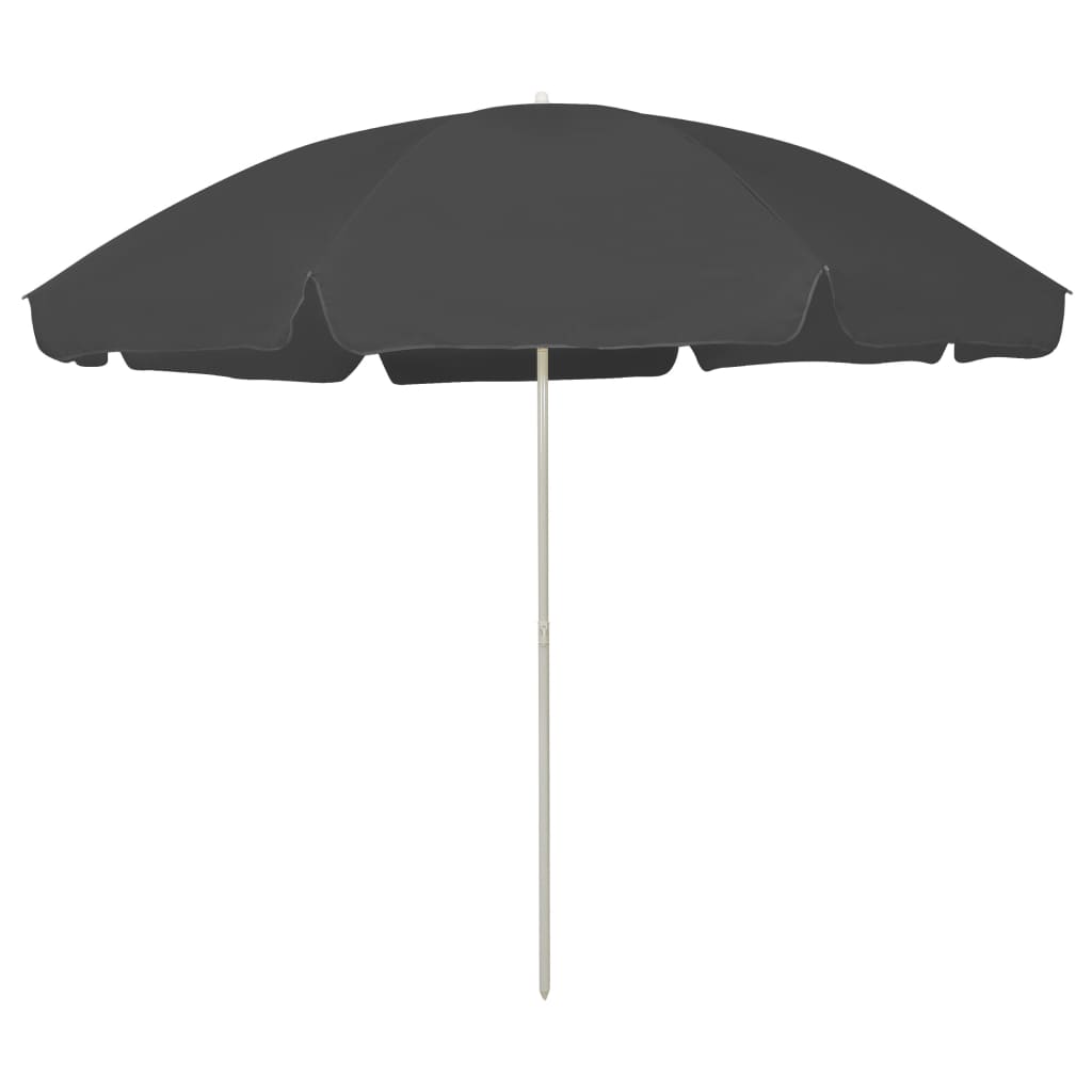 Beach Parasol Anthracite 118.1