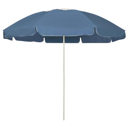 Beach Parasol Blue 240 cm