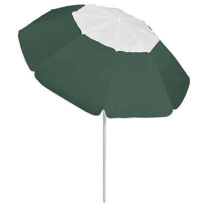 Beach Parasol | Green | Polyester | 300 cm | Tiltable | Beach Parasol