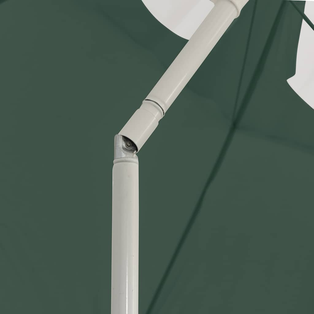 Beach Parasol | Green | Polyester | 300 cm | Tiltable | Beach Parasol