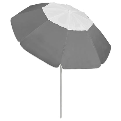 Beach Parasol | Anthracite | Polyester | Large | Adjustable