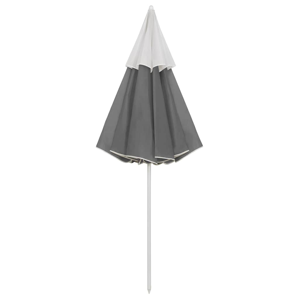 Beach Parasol | Anthracite | Polyester | Large | Adjustable