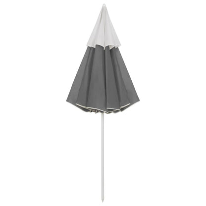 Beach Parasol | Anthracite | Polyester | Large | Adjustable