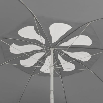Beach Parasol | Anthracite | Polyester | Large | Adjustable
