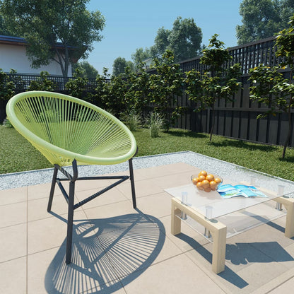 Acapulco Chair | Green | Polyethylene rattan, powder-coated steel