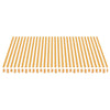 Replacement Fabric for Awning Yellow and White 4x3.5 m