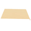 Replacement Fabric for Awning Yellow and White 4x3.5 m