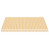Replacement Fabric for Awning Yellow and White 4.5x3.5 m