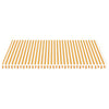 Replacement Fabric for Awning Yellow and White 5x3.5 m