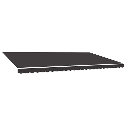 Awning Replacement Fabric Anthracite 600x350 cm Polyester