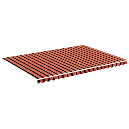 Replacement Fabric for Awning Orange and Brown 5x3.5 m