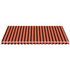 Replacement Fabric for Awning Orange and Brown 5x3.5 m