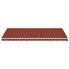 Replacement Fabric for Awning Orange and Brown 6x3.5 m