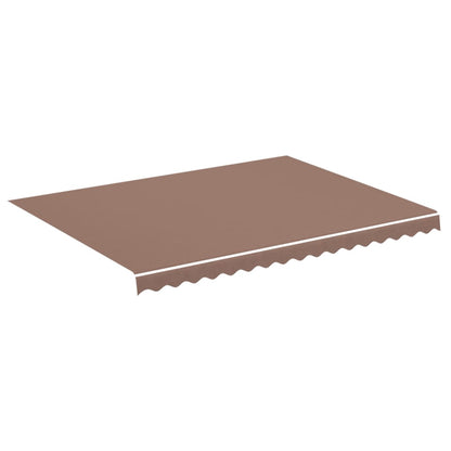 Replacement Fabric for Awning Brown 4x3 m