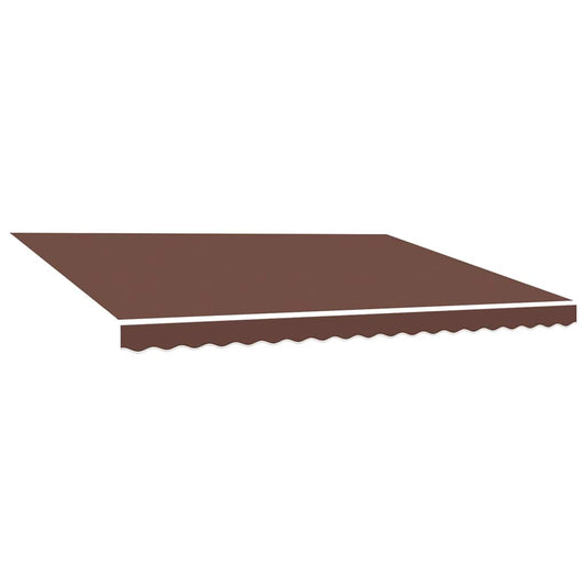 Awning Replacement Fabric Brown 450x300 cm Polyester