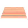 Replacement Fabric for Awning Yellow and Orange 4.5x3 m