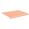 Replacement Fabric for Awning Yellow and Orange 4.5x3.5 m