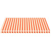 Replacement Fabric for Awning Yellow and Orange 4.5x3.5 m