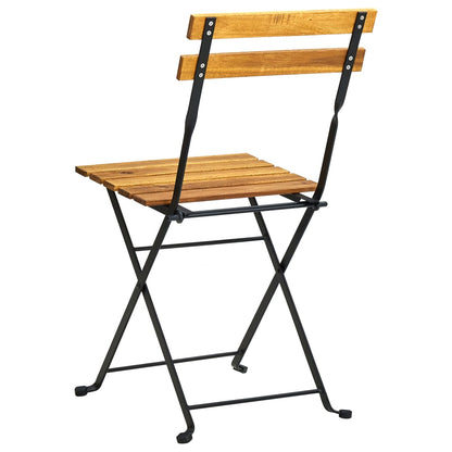 Garden Chair | Set of 2 | Brown and Black