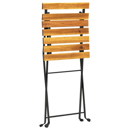 Garden Chair | Set of 2 | Brown and Black