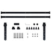 Mini Sliding Cabinet Door Kit Carbon Steel 200 cm