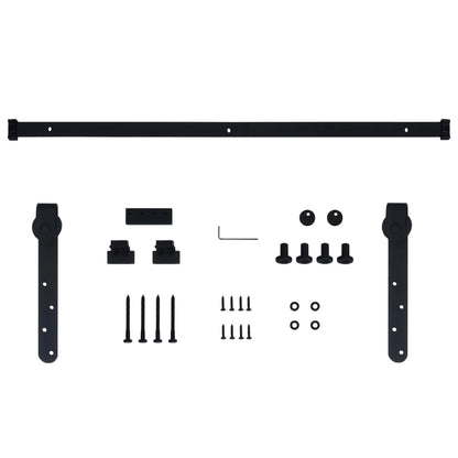 Mini Sliding Cabinet Door Kit Carbon Steel 152 cm