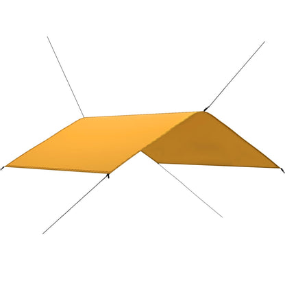 Outdoor Tarp 4x4 m Yellow