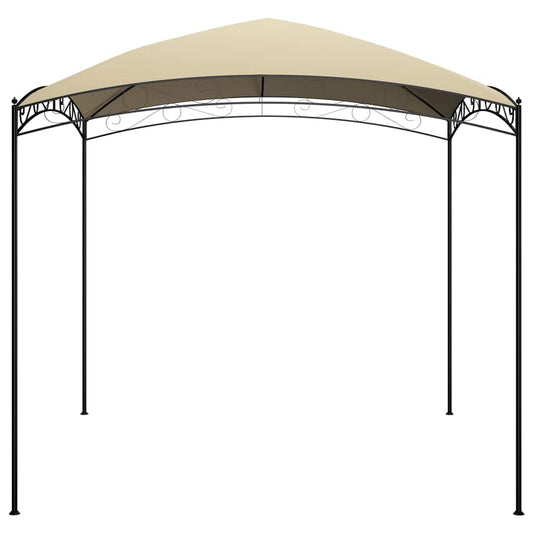 Gazebo | Cream | Steel, Polyester | 3x3x2.65 m | Durable | Gazebo