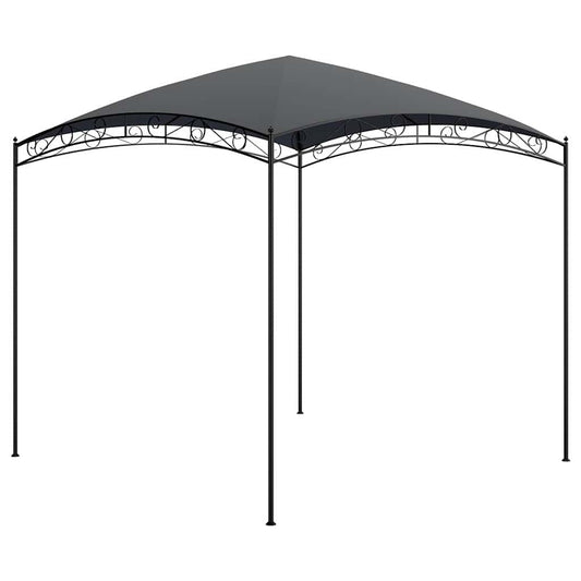 Gazebo | Anthracite | Steel | 3x3 m | Durable | Gazebo | Square